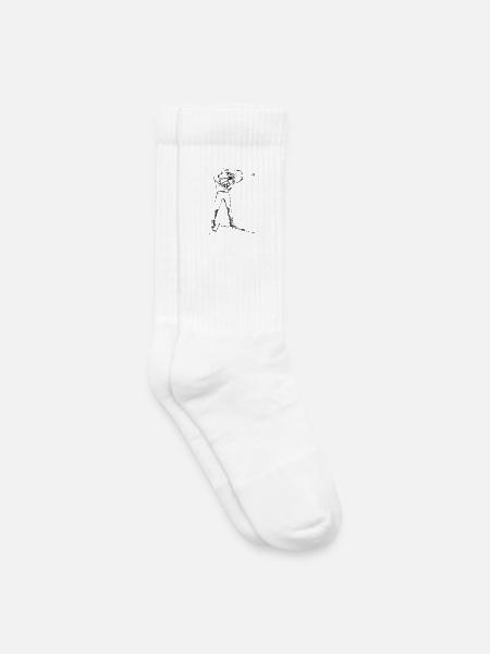 Biathlon - Kinder Tennissocken - Weiß
