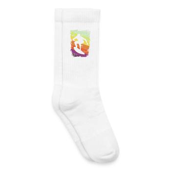 Surf surfer - Chaussettes de tennis bio enfant - blanc - Droite