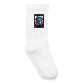 Motorcycles Kick Only - Chaussettes de tennis bio enfant - blanc - Droite