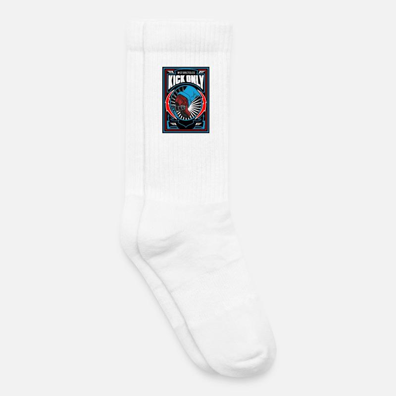 Motorcycles Kick Only - Kinder Tennissocken - Weiß