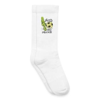 Fußball Begeistert - Kinder Tennissocken - Weiß - Rechts