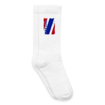 Thailand Flagge - Kinder Tennissocken - Weiß - Rechts