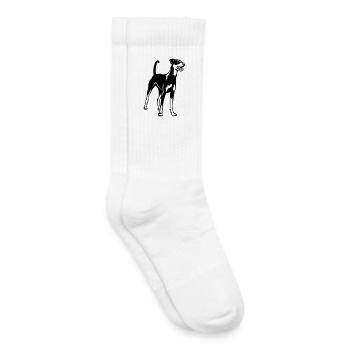 Deutscher Pinscher - Kinder Tennissocken - Weiß - Rechts