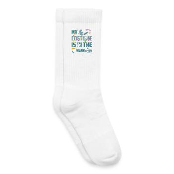 Pas de costumes pour le carnaval - Chaussettes de tennis bio enfant - blanc - Droite
