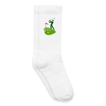 golf, golffan, golfer, golfclub - Kinder Tennissocken - Weiß - Rechts
