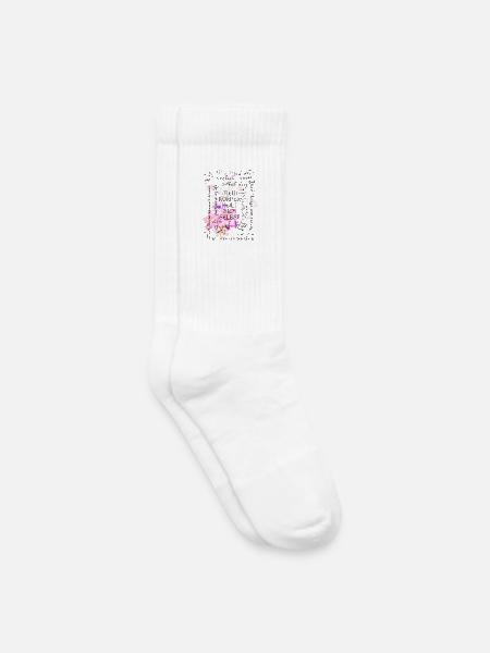 Heilung Genesung Motivation - Kinder Tennissocken - Weiß