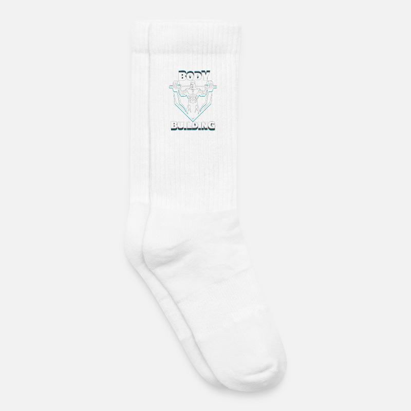 Bodybuilding light design - Kinder Tennissocken - Weiß