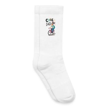 Cool Dad Cycling - Kids Tennis Socks - white - Right