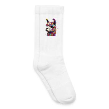 Alpaca - Kids Tennis Socks - white - Right