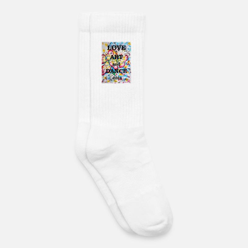 Blumenmädchen - Kinder Tennissocken - Weiß