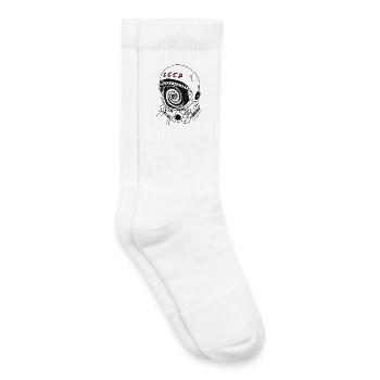 Rêve déçu de conquête spatiale - Chaussettes de tennis bio enfant - blanc - Droite