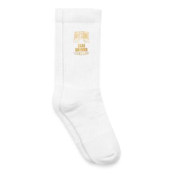 chauffeur de taxi - Chaussettes de tennis bio enfant - blanc - Droite