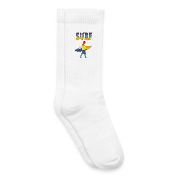 Surfen - Kinder Tennissocken - Weiß - Rechts