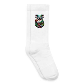 Koala - Kids Tennis Socks - white - Right