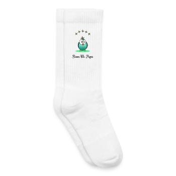 HAPPY FATHER'S DAY. DAD. FATHER'S DAY. FATHER - Kids Tennis Socks - white - Right