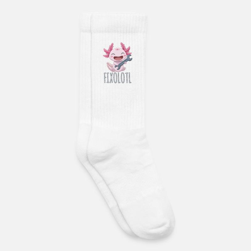 Mechanic of the Deep - Kids Tennis Socks - white