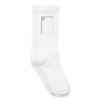 Image introuvable – mais style garanti - Chaussettes de tennis bio enfant - blanc - Droite