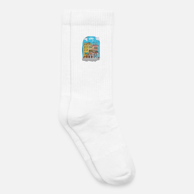Rom - Kinder Tennissocken - Weiß