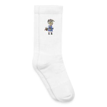 Moerchen Hase Frische vom Feld - Kinder Tennissocken - Weiß - Rechts