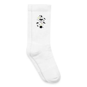 Darkling Hours - Kids Tennis Socks - white - Right