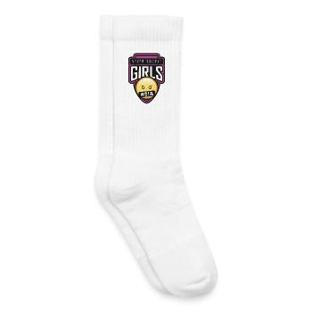 Never quiet Girls - Kids Tennis Socks - white - Right