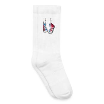 Sneakers and shoe laces - Kids Tennis Socks - white - Right