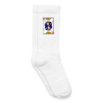 Carte à Jouer de la Tradition Turque - Chaussettes de tennis bio enfant - blanc - Droite