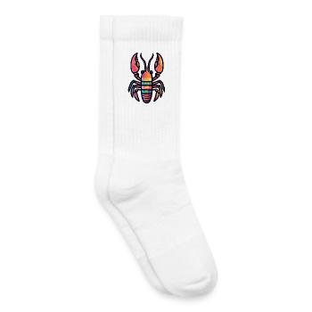 Hummer Krebs Halloween Zombie - Kinder Tennissocken - Weiß - Rechts