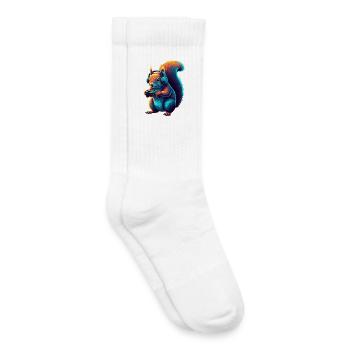 Eichhörnchen Gaming Tier Videospiele Lustiges - Kinder Tennissocken - Weiß - Rechts