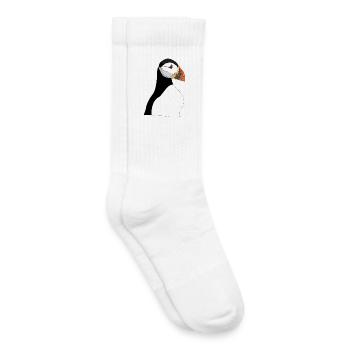 Puffin Head Print - Kinder Tennissocken - Weiß - Rechts