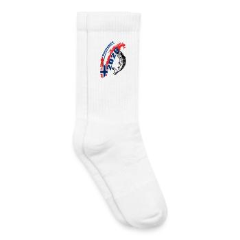 Norwegen_2026 - Kinder Tennissocken - Weiß - Rechts