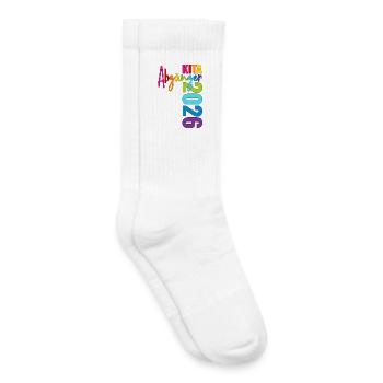 Kita Abgänger 2026 - Kinder Tennissocken - Weiß - Rechts