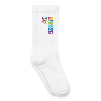 Kita Abgänger 2026 - Kinder Tennissocken - Weiß - Rechts