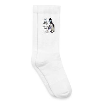 Teeth cleaning, funny decoration waiting room, practice - Kids Tennis Socks - white - Right