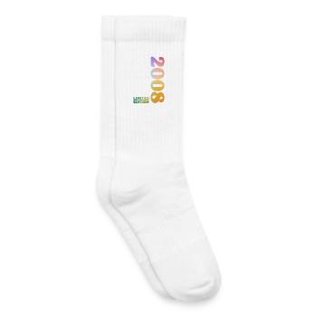18e anniversaire Édition Limitée Cadeau Dix-Huit - Chaussettes de tennis bio enfant - blanc - Droite