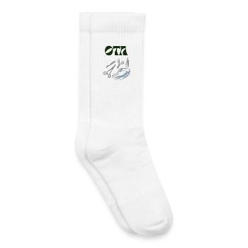 Logo de l’assistance chirurgicale - Chaussettes de tennis bio enfant - blanc - Droite