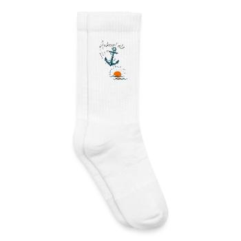 Maritime Shirts/ Deko Ostsee, Heimathafen, Anker - Kinder Tennissocken - Weiß - Rechts