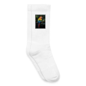 L’ère de l’ara - Chaussettes de tennis bio enfant - blanc - Droite