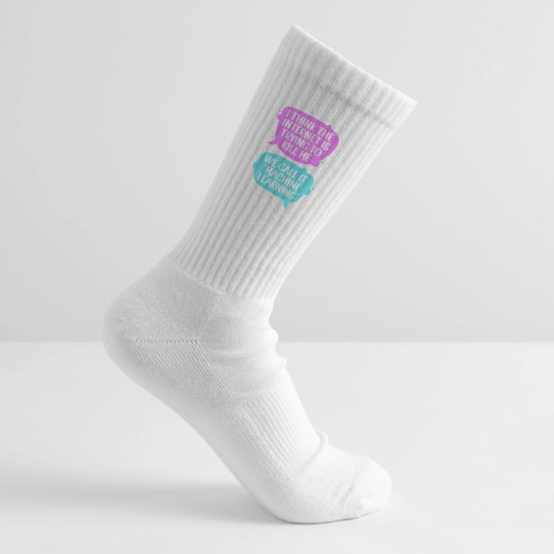 Programmeur GPT Coder Chaussettes de tennis bio enfant
