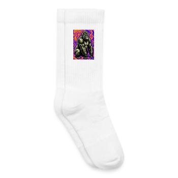 Gorilla - Kinder Tennissocken - Weiß - Rechts