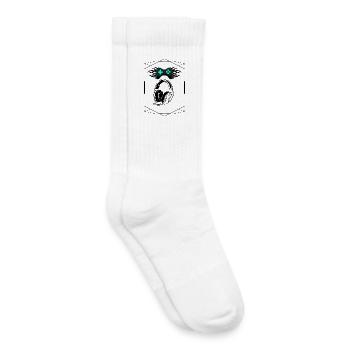 Futuristic Flaming Controller & Gaming Headset - Kids Tennis Socks - white - Right