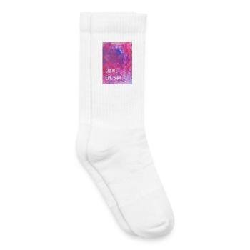 Create epic shit. - Kids Tennis Socks - white - Right