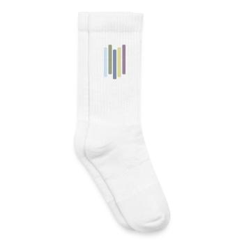Eve Nord Style 26 - Chaussettes de tennis bio enfant - blanc - Droite