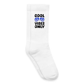 Illustration des lunettes de soleil Cool Vibes - Chaussettes de tennis bio enfant - blanc - Droite