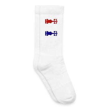 Formule Netherlands Formel Racing Niederlande - Chaussettes de tennis bio enfant - blanc - Droite