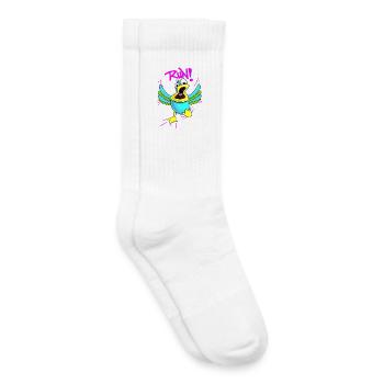 Panic Duck - Kids Tennis Socks - white - Right