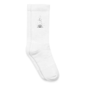 Lotus Musical Night Buch - Kinder Tennissocken - Weiß - Rechts