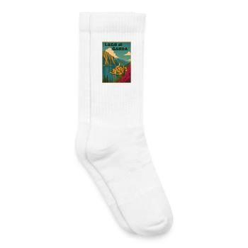 Gardasee  - Kinder Tennissocken - Weiß - Rechts