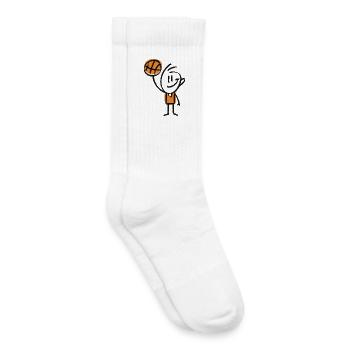 Basketball Basketball Players - Kids Tennis Socks - white - Right