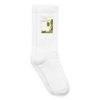 Greetings from Paradise - Kids Tennis Socks - white - Right